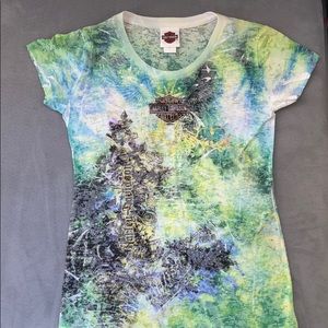 Harley Davidson women’s logo tee